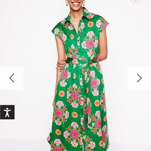 Boden Rachel Cotton Midi Shirt Dress